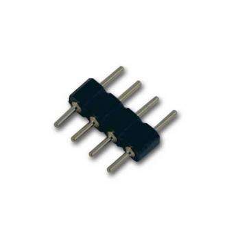 Conector Macho / Macho para tiras LED RGB (4 Pin)