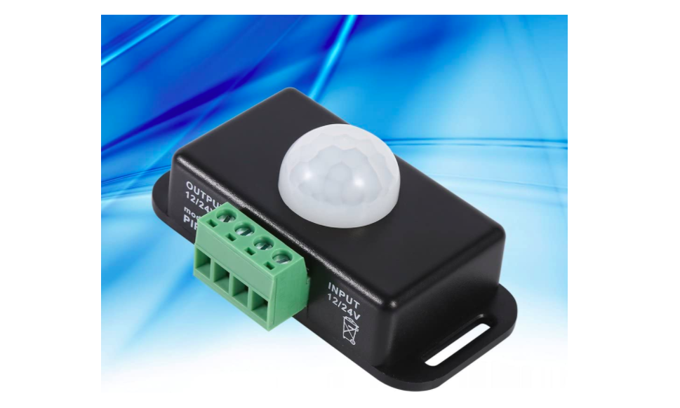 Interruptor detector de sensor de movimiento PIR infrarrojo de seguridad corporal para tira de luz LED DC 12V / 24V