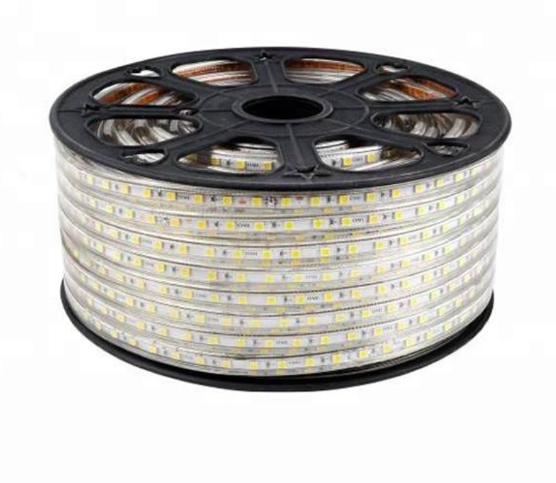 Tira LED a 110V SMD5050, 1 metro 60 Led/m, carrete 100 mts Bco. Frío