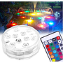 Luces LED RGB sumergibles - Control Remoto a Prueba de Agua Que Cambia de Color Luz a Prueba de Agua con 10LED