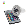 Foco Led RGB 16 Colores 1*3 Watts Base GU10 Con Control Remoto